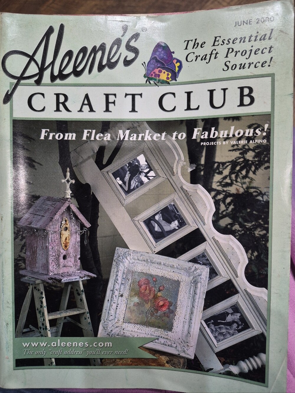 Aleene's Craft Club Vintage Magazines Lot Of Four Includes Patterns